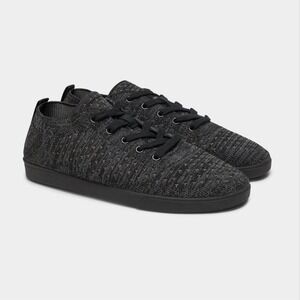 Suavs The Zilker Sneakers SZ9 Black Charcoal Knit Lightweight Comfort Travel
